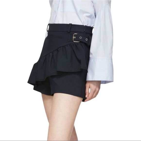 3.1 Phillip Lim Ruffled-Apron Short - Picture 6 of 11